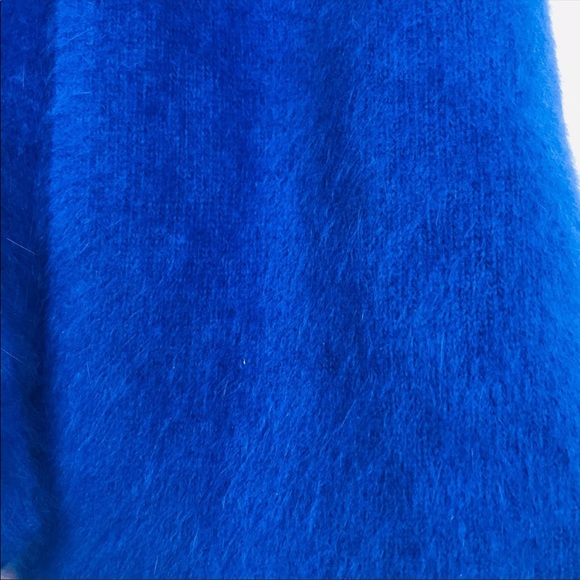 Free People Blue Angora Vest - Picture 3 of 5